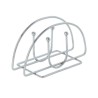 Servilletero Mesa, Acero Cromado Forma Semicircular Vertical