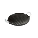 Plancha Hierro Fundido Esmaltada Redonda Diámetro 25 cm.