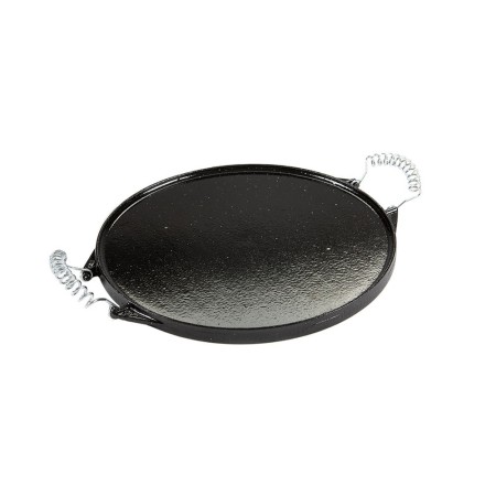 Plancha Hierro Fundido Esmaltada Redonda Diámetro 32 cm.