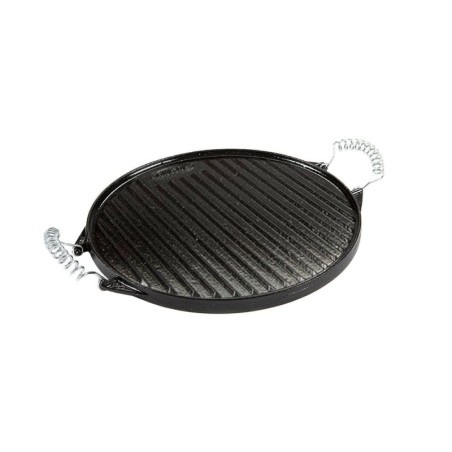 Plancha Hierro Fundido Esmaltada Redonda Diámetro 32 cm.