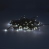 Guirnalda Luces Navidad 100 Leds Blanco Frio. Luz navidad interiores y exteriores IP44. funciona 3 Baterías AA (No incluidas)