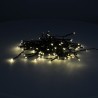 Guirnalda Luces Navidad 100 Led Blanco Cálido. Luz navidad interiores y exteriores IP44.funciona 3 Baterías AA(No incluidas)