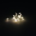 Guirnalda Luces Navidad Estrellas 20 Leds Blanco Cálido. Luz navidad interiores y exteriores IP44 A Pilas 3AA (No Incluida)