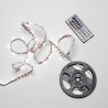 Tira Led Multicolor RGB Con Mando Adhesiva Con 150 Leds 36 W 12 V. 850 Lúmenes Luz Multicolor IP 20 5 Metros