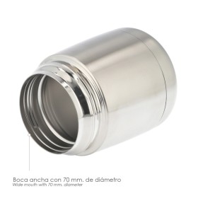 Termo Solidos y Líquidos Acero Inoxidable Antigoteo 430 Ml. 100 % Hermético. Sin BPA