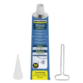 Silicona Acida Anti moho Tubo 50 cc. Transparente