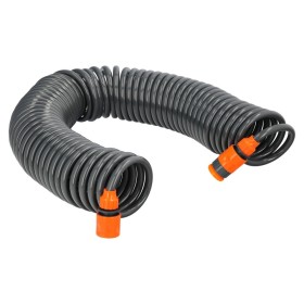 Manguera Extensible Espiral Autoenroscable Para Riego Jardín Con Conectores 15 Metros