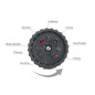 Manguera Extensible Espiral Autoenroscable Para Riego Jardín 15 Metros Con Pistola y Conectores Manguera Extensible Espiral Autoenroscable Para Riego Jardín 15 Metros Con Pistola y Conectores