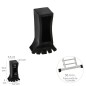 Contera Larguero Escalera 2 y 3 tramos / Escalera Multi-posición con Perfil 58 mm. Versión 2019 Contera Larguero Escalera 2 y 3 tramos / Escalera Multi-posición con Perfil 58 mm. Versión 2019