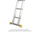 Contera Larguero Escalera 2 y 3 tramos / Escalera Multi-posición con Perfil 58 mm. Versión 2019