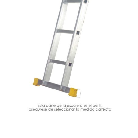 Contera Larguero Escalera 2 y 3 tramos / Escalera Multi-posición con Perfil 58 mm. Versión 2019