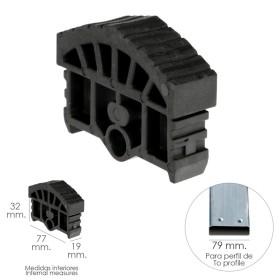 Contera Para Escalera Pronor 3 Tramos y Escalera 2 Tramos Con 12+12 Peldaños ( Perfil 79 mm. )