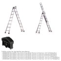 Contera Para Escalera Pronor 3 Tramos y Escalera 2 Tramos Con 12+12 Peldaños ( Perfil 79 mm. )