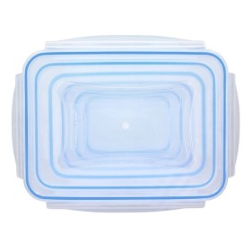 Juego Recipientes Cierres Herméticos Plástico Rectangulares (6 Piezas)