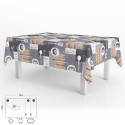 Mantel Hule Rectangular Cuisin Impermeable Anti manchas PVC 140 x 250 cm. Recortable Uso Interior y Exterior