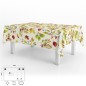 Mantel Hule Rectangular Hojas Otoño Impermeable Anti manchas PVC 140x250 cm. Recortable Uso Interior y Exterior