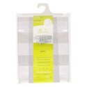 Mantel Hule Rectangular Cuadros Beige Impermeable Anti manchas PVC 140x250 cm. Recortable Uso Interior y Exterior