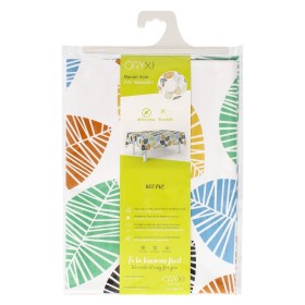 Mantel Hule Rectangular Hojas Colores Impermeable Anti manchas PVC 140x250 cm. Recortable Uso Interior y Exterior