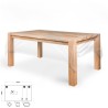 Mantel Hule Rectangular Transparente Anti manchas PVC 140x250 cm. Recortable Uso Interior y Exterior