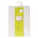Mantel Hule Muletón Redondo Blanco Impermeable Anti manchas PVC Diámetro 140 cm. Uso Interior y Exterior