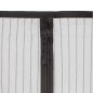 Cortina Mosquitera Para Puertas Con Cierre Central Magnético Automático 120 x 240 (Alt.) cm. Color Negro.