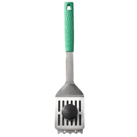 Espátula Con Cepillo Rascador Para Barbacoa 41,5 cm.