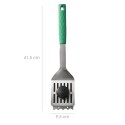 Espátula Con Cepillo Rascador Para Barbacoa 41,5 cm.
