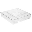 Organizador de Plástico Para Cajones "System nº1" 23x23x5 cm.