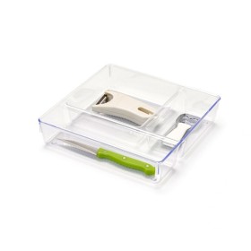Organizador de Plástico Para Cajones "System nº1" 23x23x5 cm.