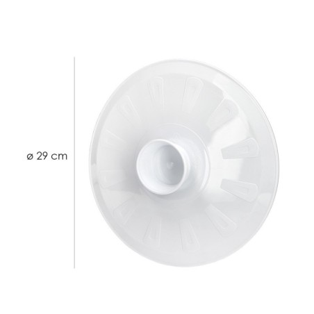 Tapa Plástico Gira tortillas Oryx Diámetro 29cm. (Tapa Vuelve Tortillas, Tapa Gira tortillas, Tapa Gira Tortillas)