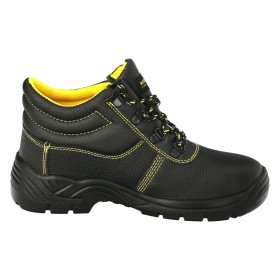 Botas Seguridad S3 Piel Negra WOLFPACK N.º 45 Vestuario Laboral, calzado Seguridad, Botas Trabajo. (Par)