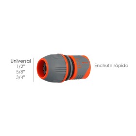 Conector Manguera Plástico Universal 1/2" 5/8" 3/4"