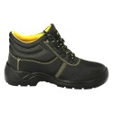 Botas Seguridad S3 Piel Negra WOLFPACK N.º 41 Vestuario Laboral, calzado Seguridad, Botas Trabajo. (Par)