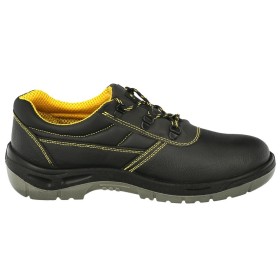 Zapatos Seguridad S3 Piel Negra WOLFPACK N.º 47 Vestuario Laboral, calzado Seguridad, Botas Trabajo. (Par)