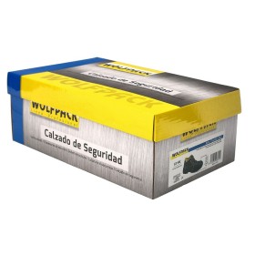 Botas Seguridad S3 Piel Negra WOLFPACK N.º 40 Vestuario Laboral, calzado Seguridad, Botas Trabajo. (Par)