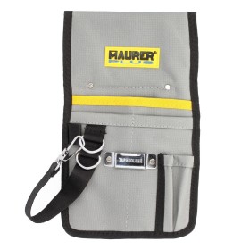 Funda Bolsa Porta Herramientas Para Cinturón Con 7 Bolsillos y mosquetón Portaherramientas Electricista Multibolsillos