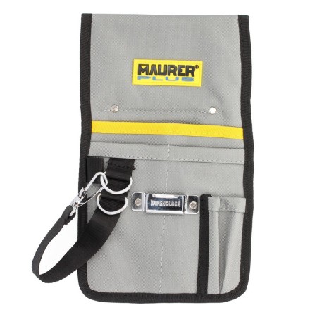 Funda Bolsa Porta Herramientas Para Cinturón Con 7 Bolsillos y mosquetón Portaherramientas Electricista Multibolsillos