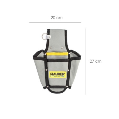 Funda Bolsa Porta Herramientas Para Cinturón Con 4 Bolsillos. Portaherramientas Electricista Multibolsillos Poliéster