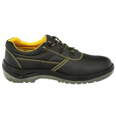 Zapatos Seguridad S3 Piel Negra WOLFPACK N.º 41 Vestuario Laboral, calzado Seguridad, Botas Trabajo. (Par)