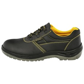 Zapatos Seguridad S3 Piel Negra WOLFPACK N.º 39 Vestuario Laboral, calzado Seguridad, Botas Trabajo. (Par)
