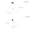 Detector De Movimiento Por Infrarrojos Con Sensor Crepuscular 360º. Ajustable