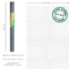 Enrejado Triple Torsión 16 / Ancho 50 cm. Rollo 10 Metros Uso Domestico
