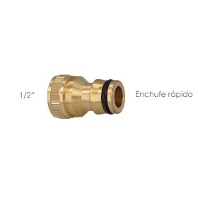 Adaptador Manguera Latón 1/2" Hembra, Adaptador Grifo, Conector Grifo A Conector Rápido
