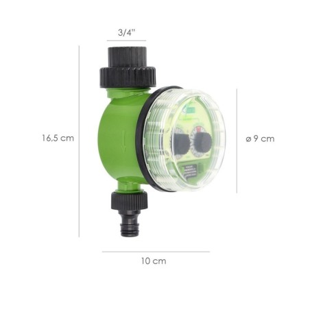 Programador Nebulizacion / Riego Jardin, Analogico Grifos 3/4