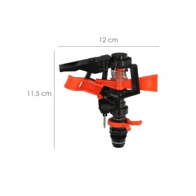 Aspersor Riego Regulable Sectorial Plástico Toma 1/2" Fabricado En plástico, Riego De Jardines / Césped