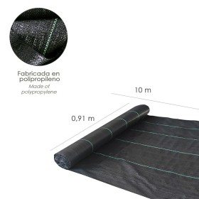 Malla Anti hierbas (Rollo 0,9x10 Metros) Malla Anti Maleza, Malla Geotextil Jardín, Tela Anti Hierbas Jardín,
