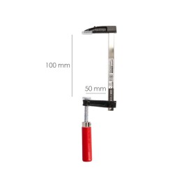Sargento / Torniquete Mango Madera 100x 50 mm. Clips Para Madera, Sargento Carpintería, Abrazaderas Carpintería, Prensa Madera.