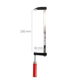 Sargento / Torniquete Mango Madera 250x 50 mm. Clips Para Madera, Sargento Carpintería, Abrazaderas Carpintería, Prensa Madera.