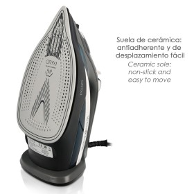 Plancha De Vapor Profesional 2.800 Watt. Vapor Constante y Golpe de Vapor, Suela Cerámica, Vapor Vertical, Sistema Anti cal,