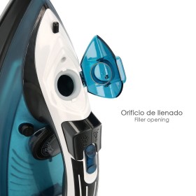 Plancha De Vapor Profesional 2.400 Watt. Vapor Constante y Golpe de Vapor, Suela Cerámica, Vapor Vertical, Sistema Anti cal,